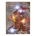 Lighted Religious Canvas Wall Hanging 16.5" by Manual Woodworkers