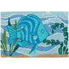 Ocean-Inspired Welcome Mat – Tranquil Sea Turtle Rug by Jellybean