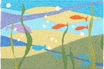 Coastal Fish Welcome Mat – Jellybean Indoor/Outdoor Accent