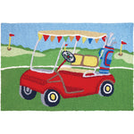 Jellybean Golfing Around Doormat – Fun, Sporty Welcome Mat with Golf Theme for Indoor/Outdoor Use, 20"X30"