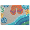 Flip-Flop Doormat – 20x30 Washable Coastal Entry Rug