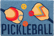 Washable Sports Themed Mat – Jellybean Pickleball Welcome Rug