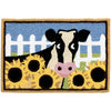 Jellybean Farmhouse Doormat – 20x30 Curious Cow Entry Rug