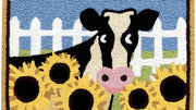 Farm-Themed Entry Rug – 20x30 Cow Accent for Kitchen or Porch