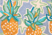 Tropical Coastal Doormat – Pineapples & Starfish Washable Entry Mat