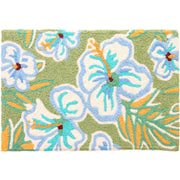 Tropical Hibiscus Washable Doormat – 20x30 Indoor/Outdoor Rug