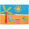 Coastal Beach Doormat – 20"x30" Washable Indoor/Outdoor Accent Rug