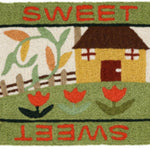 Rustic Welcome Mat – Durable Washable Indoor/Outdoor Home Accent Rug