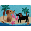 Jellybean Dog Doormat – 20x30 Pups on the Beach Entry Rug