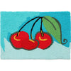 Vibrant Cherry Doormat – 20"x30" Washable Indoor/Outdoor Rug for Summer Style