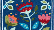 Artisan-Style Floral Rug – 20x30 Jellybean Entry Mat