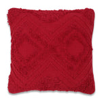 Vickerman JB210332 18" X 18" Red Diamond Cotton Pillow