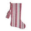 Vickerman JB214220 20" X 8" Red Stripe Cotton Stocking
