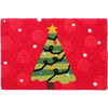 Tannenbaum Holiday Tree Doormat – 20"x30" Washable Indoor/Outdoor Christmas Rug