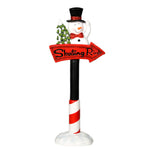 Vickerman JR172230 36" Snowman Skating Rink Sign