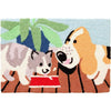 Pet-Themed Around the Water Bowl Indoor/Outdoor Accent Rug – 20"x30"