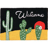 Jellybean Cactus Night Sky 20"x30" Doormat – Machine Washable Indoor/Outdoor Accent Mat with Desert Design