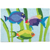 Tropical Fish Doormat – 20"x30" Washable Coastal Entry Rug