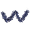 Vickerman K160714 9' Navy Blue Fir Artificial Christmas Garland Unlit