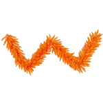 Vickerman K162415LED 9' Orange Artificial Christmas Garland Orange Dura-Lit Led Lights