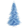 Vickerman K164286LED 10' Sky Blue Fir Artificial Christmas Tree Blue  Dura-Lit LED Lights