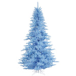 Vickerman K164286LED 10' Sky Blue Fir Artificial Christmas Tree Blue  Dura-Lit LED Lights