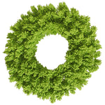 Vickerman K168636 36" Flocked Lime Fir Artificial Christmas Wreath Unlit