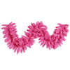 Vickerman K168814 9' Flocked Pink Fir Artificial Christmas Garland Unlit