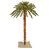 Vickerman K169161LED 6' Outdoor Palm Artificial Tree With 300 Warm White Italian LED Lights