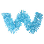 Vickerman K164314 9' X 14" Sky Blue Fir Artificial Christmas Garland Unlit