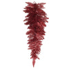 Vickerman K165207 36" Tinsel Red Fir Artificial Christmas Teardrop Unlit