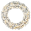 Vickerman K166937LED 36" Silver Fir Artificial Christmas Wreath Warm White Dura-Lit LED Lights.