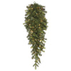 Vickerman K178408 36" X 16" Artificial Oak Fraser Fir Tear Drop With 204 Pe/Pvc Tips 70 Ul Dura-Lit® Incandescent Clear Mini Lights