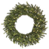 Vickerman K178431LED 30" Artificial Oak Fraser Fir Wreath With 360 Pe/Pvc Tips 70 Ul Dura-Lit® LED Warm White Mini Lights.