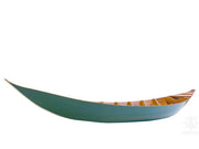 Old Modern Handicrafts  South East Asia Sampan Boat Teal Bottom Thuyen Ba La Tam Ban
