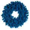 Vickerman K223330 30" Flocked Turquoise Fir Artificial Wreath Unlit.