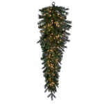 Vickerman K224449LED 48" Douglas Fir Artificial Pre-Lit Teardrop Warm White 3Mm Low Voltage LED Wide Angle Lights.