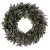 Vickerman K224724 24" Frosted Douglas Fir Artificial Unlit Wreath.