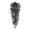 Vickerman K224836 36" Frosted Douglas Fir Artificial Unlit Teardrop.