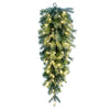 Vickerman K224837LED 36" Frosted Douglas Fir Artificial Pre-Lit Teardrop With Warm White LED Lights.