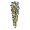 Vickerman K224847LED 48" Frosted Douglas Fir Artificial Pre-Lit Teardrop With Warm White LED Lights.