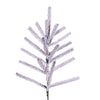 Vickerman K226203 24" Flocked Pistol Pine Spray. Includes 3 Pieces Per Bag.