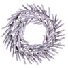 Vickerman K226230 30" Flocked Pistol Unlit Pine Wreath.