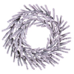Vickerman K226230 30" Flocked Pistol Unlit Pine Wreath.