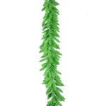 Vickerman K162715 9' Lime Artificial Christmas Garland Lime Dura-Lit Incandescent Mini Lights