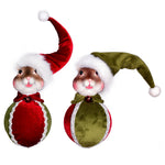Vickerman KV200720 4.5" Candy Wonderland Collection Squirrel Crhistmas Ornament Assortment Pack Of 2