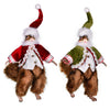 Vickerman KV200721 7.5" Candy Wonderland Collection Squirrel Ornament Assortment Pack Of 2