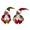 Vickerman KV200723 7.5" Candy Wonderland Collection Owl Crhistmas Ornament Assortment Pack Of 2