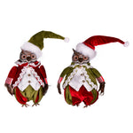 Vickerman KV200723 7.5" Candy Wonderland Collection Owl Crhistmas Ornament Assortment Pack Of 2