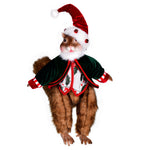 Vickerman KV201322 14" Holly Jolly Collection Squirrel Doll